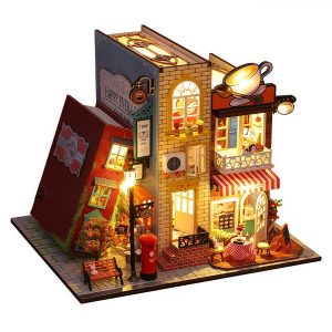 Inside & Outside Books 3D DIY Book Nook Kit with Lights