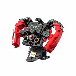 Concept Red Racing Wheel Building Kit with Phone Stand