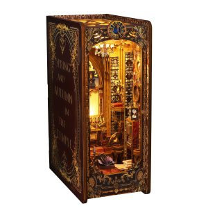 DIY Covenant Church 3D Wooden Book Nook with LED Light