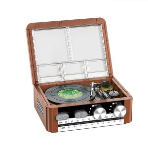 Retro Turntable Building Blocks Model Set