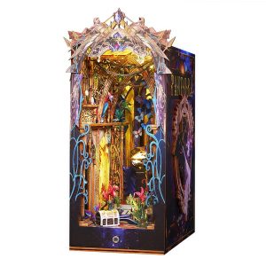 DIY Pandora's Box 3D Wooden Book Nook with LED Light