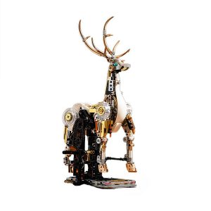 Steampunk Mechanical Deer Building Blocks Set - Art Decor