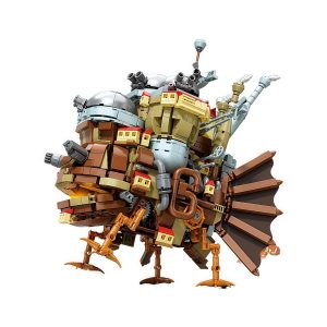 Motorized Moving Castle Building Blocks Toy Set With LED